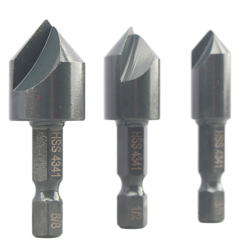 HSS4341 Hex Shank Metal Countersink Bit for Chamfering