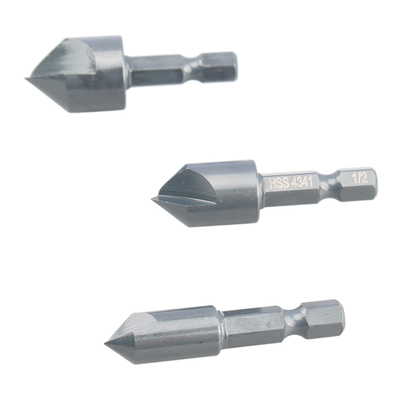 Hex Shank Metal Countersink Bit for Chamfering